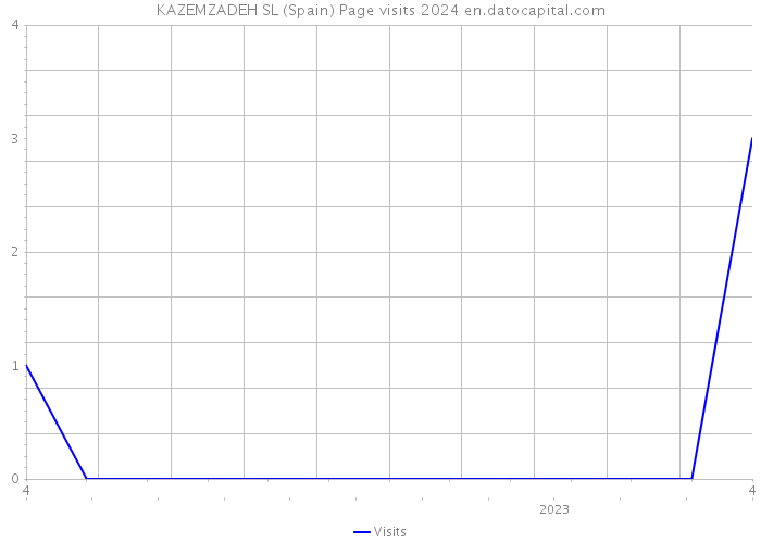 KAZEMZADEH SL (Spain) Page visits 2024 
