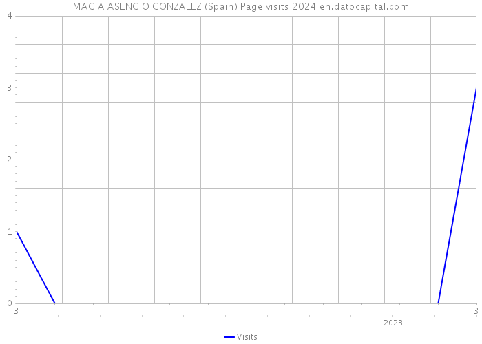 MACIA ASENCIO GONZALEZ (Spain) Page visits 2024 