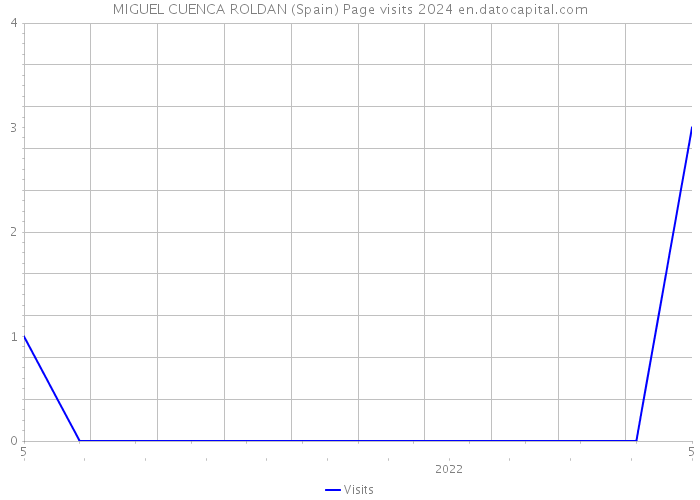 MIGUEL CUENCA ROLDAN (Spain) Page visits 2024 