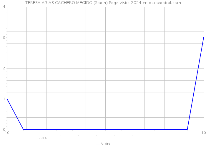 TERESA ARIAS CACHERO MEGIDO (Spain) Page visits 2024 