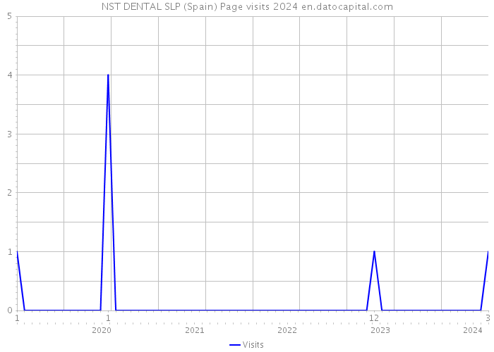 NST DENTAL SLP (Spain) Page visits 2024 