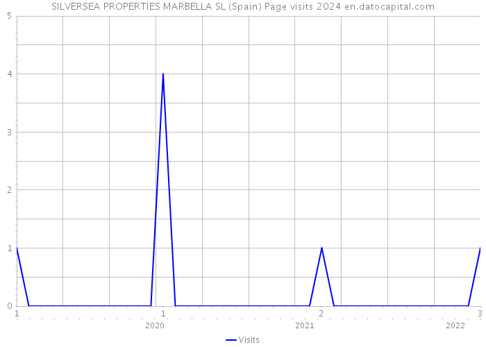 SILVERSEA PROPERTIES MARBELLA SL (Spain) Page visits 2024 