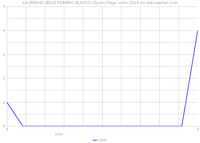LAUREANO JESUS ROMERO BLANCO (Spain) Page visits 2024 
