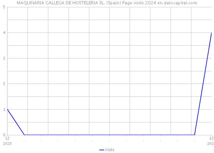 MAQUINARIA GALLEGA DE HOSTELERIA SL. (Spain) Page visits 2024 