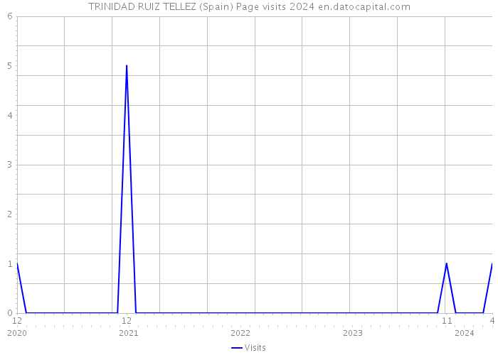 TRINIDAD RUIZ TELLEZ (Spain) Page visits 2024 