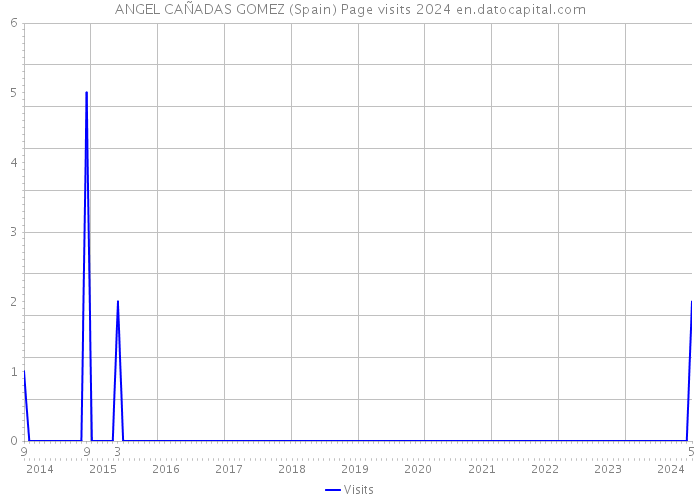 ANGEL CAÑADAS GOMEZ (Spain) Page visits 2024 