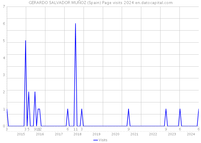 GERARDO SALVADOR MUÑOZ (Spain) Page visits 2024 