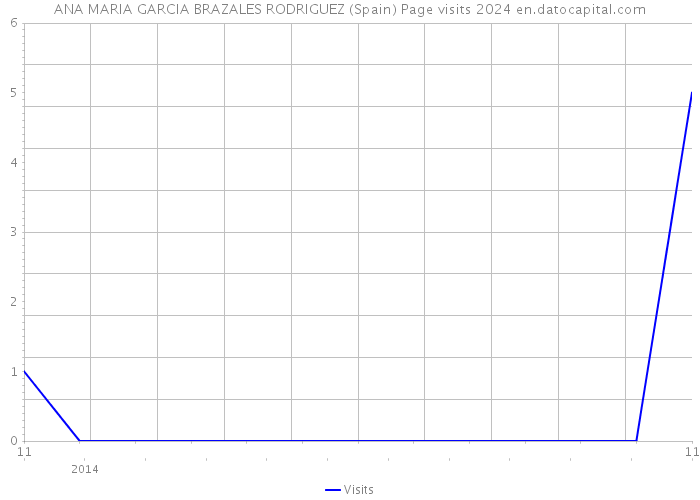 ANA MARIA GARCIA BRAZALES RODRIGUEZ (Spain) Page visits 2024 
