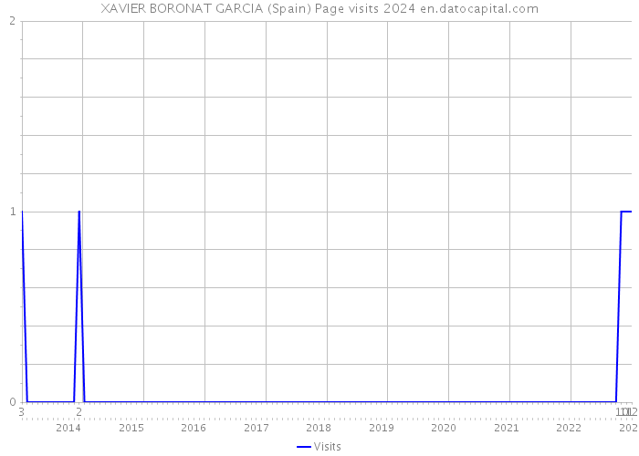 XAVIER BORONAT GARCIA (Spain) Page visits 2024 