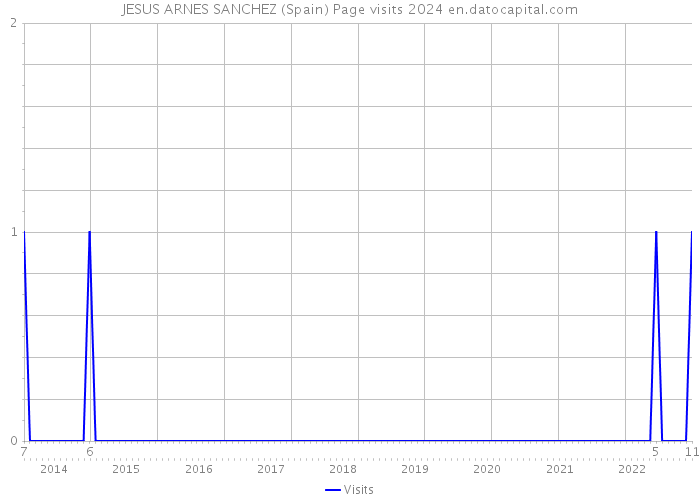 JESUS ARNES SANCHEZ (Spain) Page visits 2024 