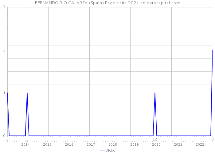 FERNANDO RIO GALARZA (Spain) Page visits 2024 