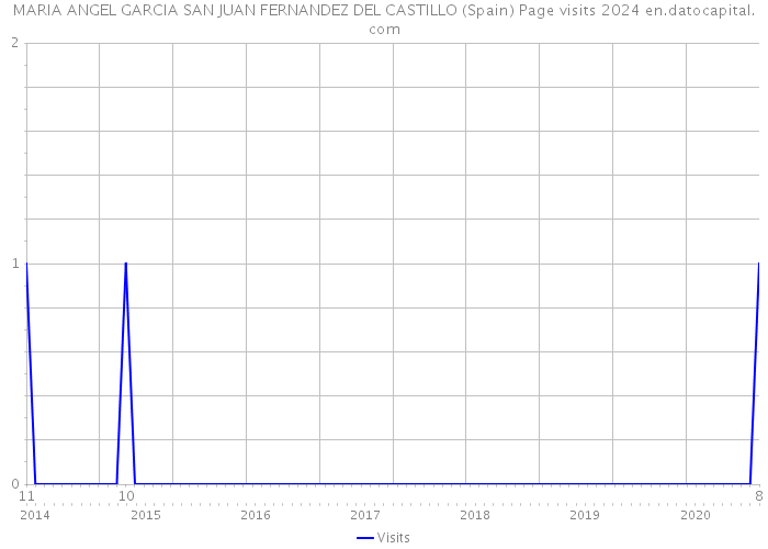 MARIA ANGEL GARCIA SAN JUAN FERNANDEZ DEL CASTILLO (Spain) Page visits 2024 