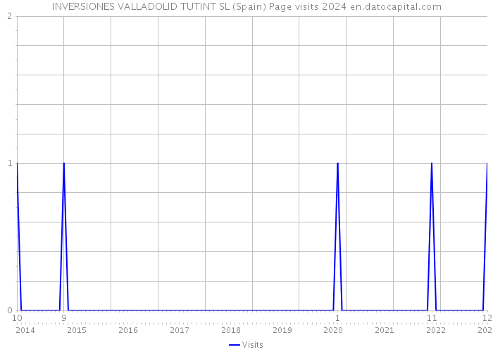 INVERSIONES VALLADOLID TUTINT SL (Spain) Page visits 2024 