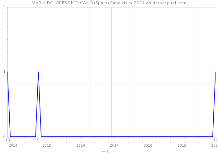 MARIA DOLORES RICO CANO (Spain) Page visits 2024 