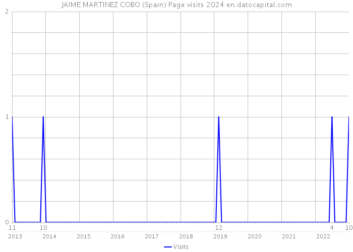 JAIME MARTINEZ COBO (Spain) Page visits 2024 