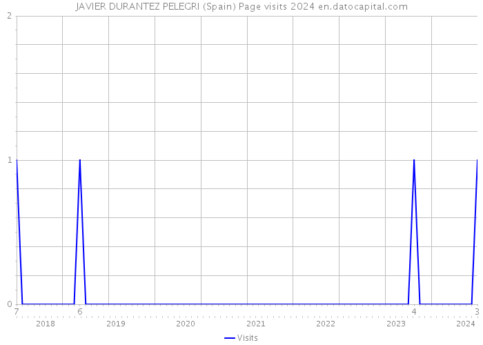 JAVIER DURANTEZ PELEGRI (Spain) Page visits 2024 