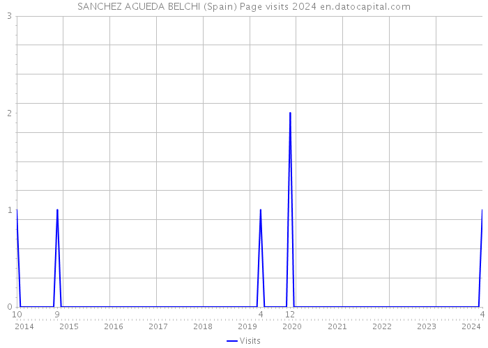 SANCHEZ AGUEDA BELCHI (Spain) Page visits 2024 
