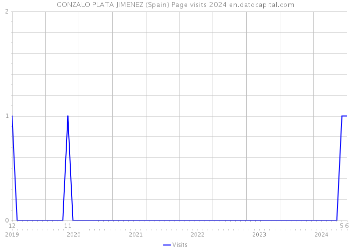 GONZALO PLATA JIMENEZ (Spain) Page visits 2024 