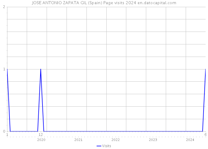 JOSE ANTONIO ZAPATA GIL (Spain) Page visits 2024 