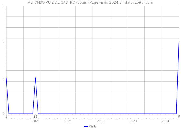 ALFONSO RUIZ DE CASTRO (Spain) Page visits 2024 