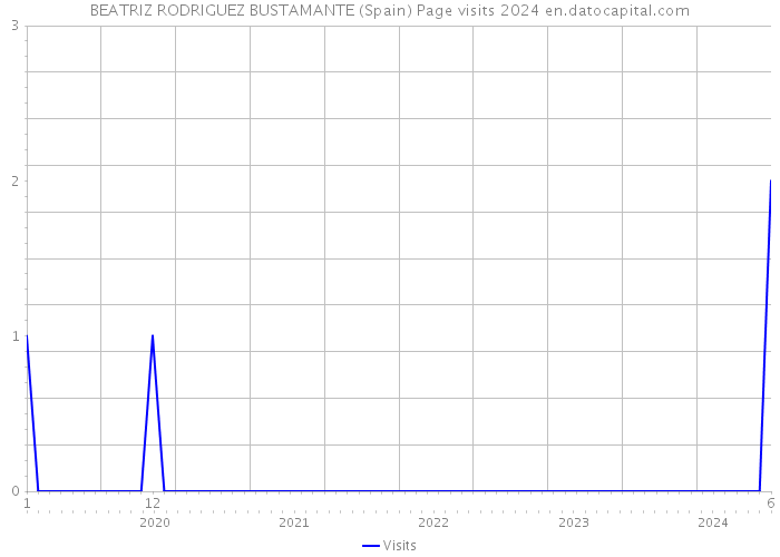 BEATRIZ RODRIGUEZ BUSTAMANTE (Spain) Page visits 2024 