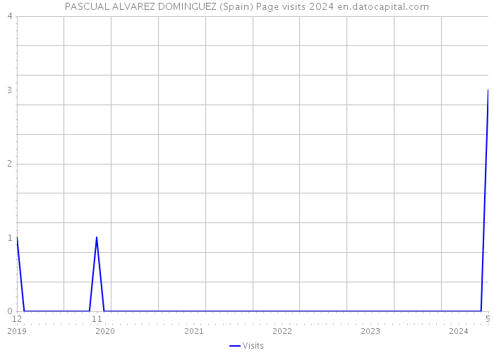 PASCUAL ALVAREZ DOMINGUEZ (Spain) Page visits 2024 