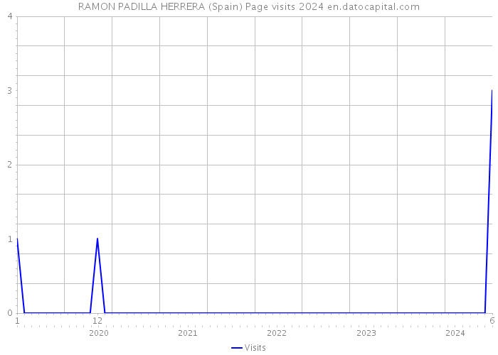 RAMON PADILLA HERRERA (Spain) Page visits 2024 