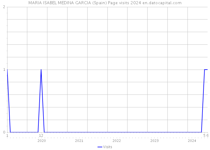 MARIA ISABEL MEDINA GARCIA (Spain) Page visits 2024 