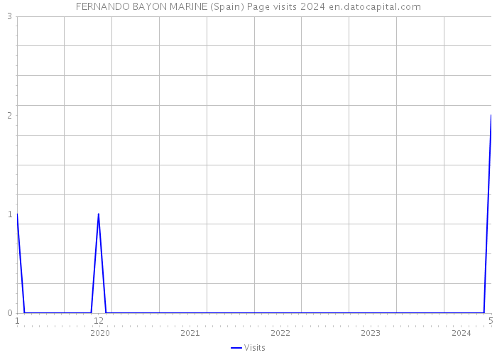 FERNANDO BAYON MARINE (Spain) Page visits 2024 