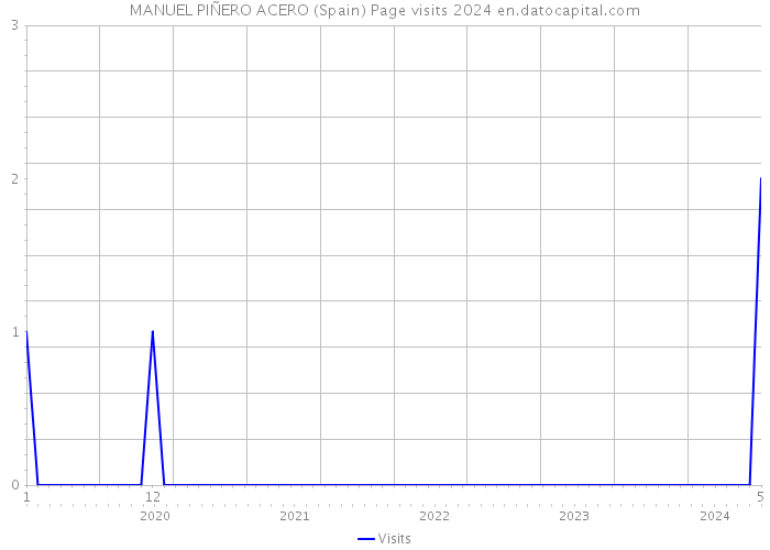 MANUEL PIÑERO ACERO (Spain) Page visits 2024 