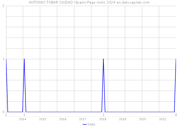 ANTONIO TOBAR CIUDAD (Spain) Page visits 2024 