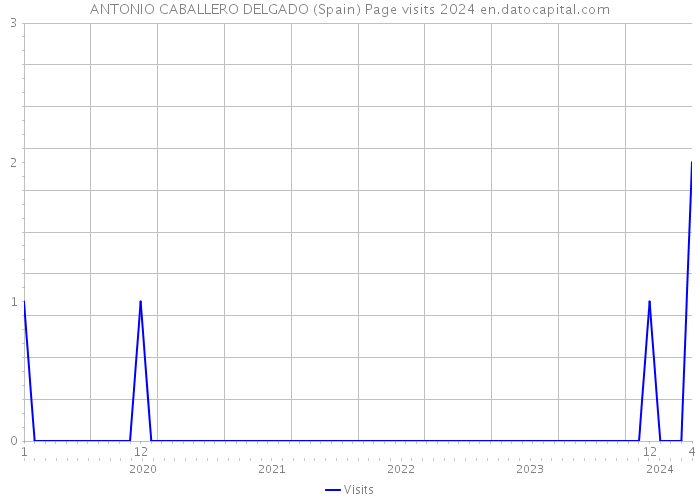 ANTONIO CABALLERO DELGADO (Spain) Page visits 2024 