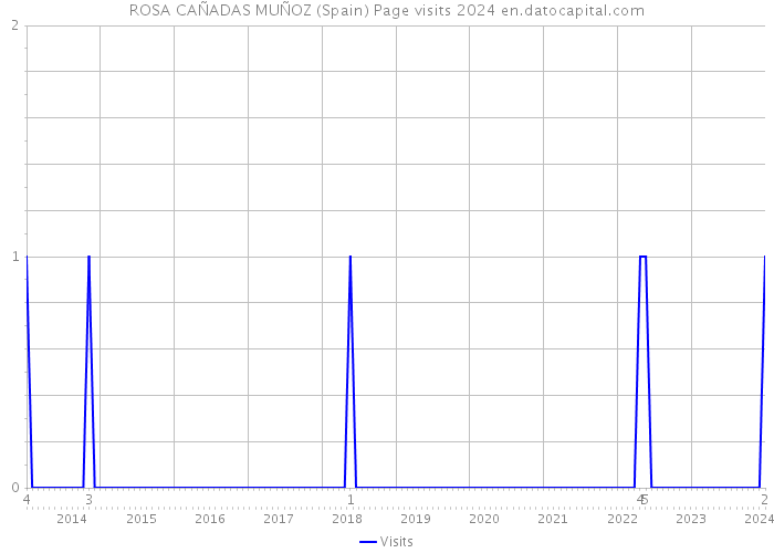 ROSA CAÑADAS MUÑOZ (Spain) Page visits 2024 