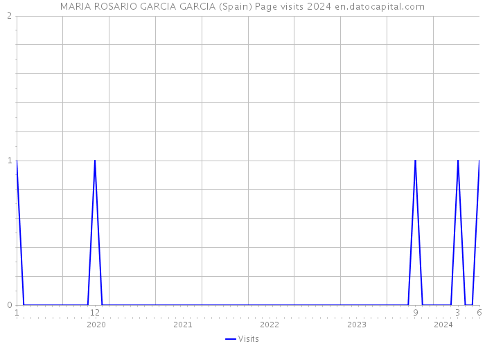 MARIA ROSARIO GARCIA GARCIA (Spain) Page visits 2024 