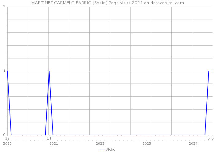 MARTINEZ CARMELO BARRIO (Spain) Page visits 2024 