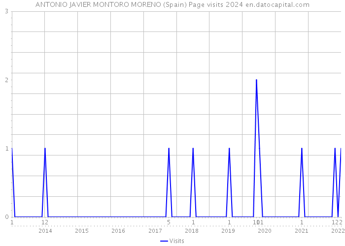 ANTONIO JAVIER MONTORO MORENO (Spain) Page visits 2024 