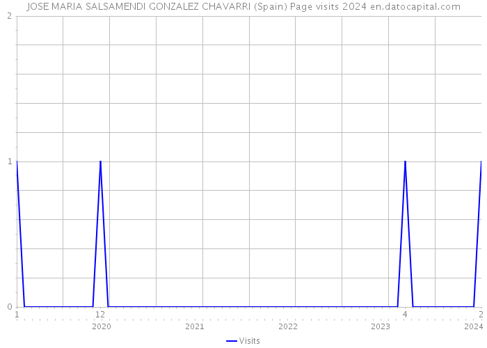 JOSE MARIA SALSAMENDI GONZALEZ CHAVARRI (Spain) Page visits 2024 