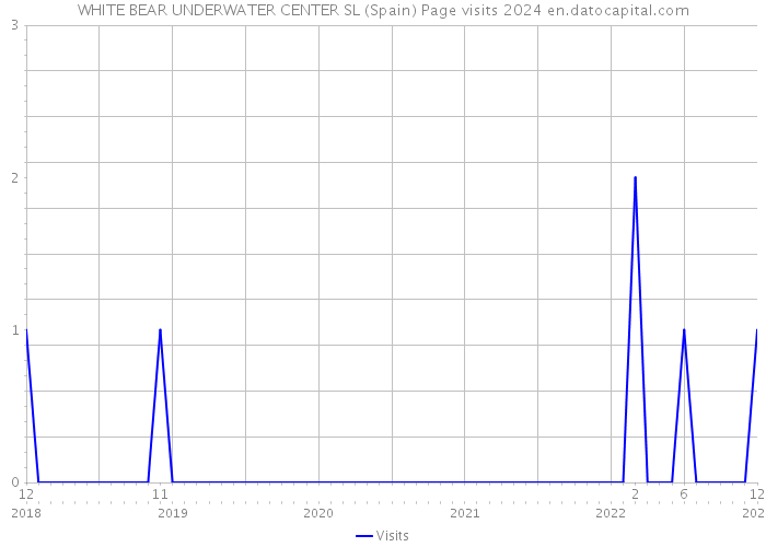 WHITE BEAR UNDERWATER CENTER SL (Spain) Page visits 2024 