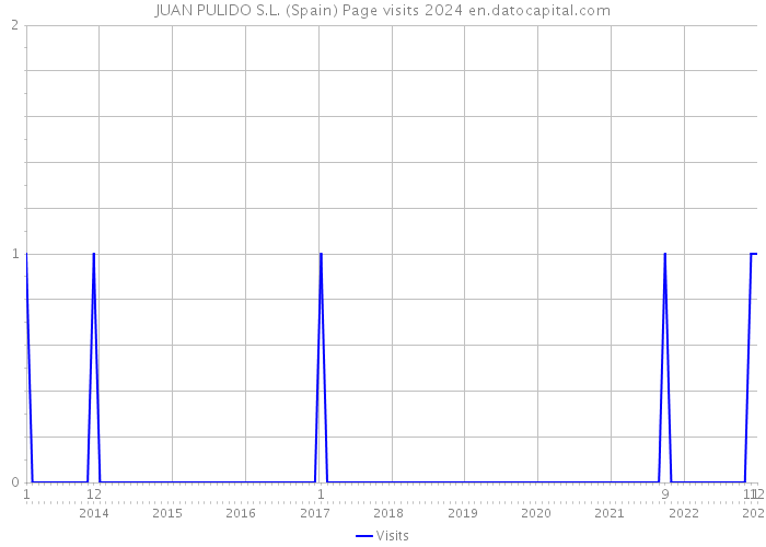 JUAN PULIDO S.L. (Spain) Page visits 2024 