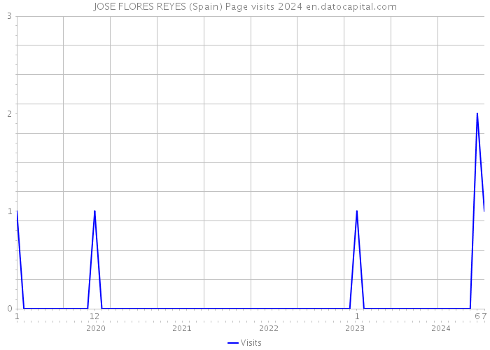 JOSE FLORES REYES (Spain) Page visits 2024 