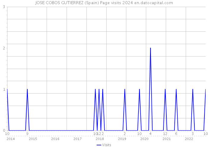 JOSE COBOS GUTIERREZ (Spain) Page visits 2024 