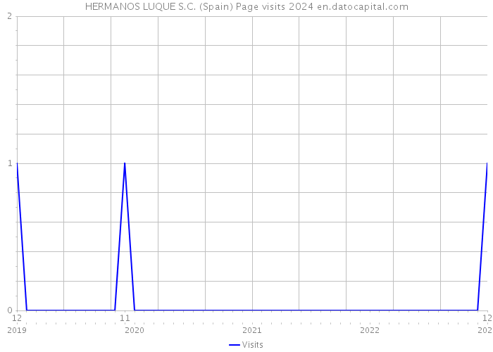 HERMANOS LUQUE S.C. (Spain) Page visits 2024 