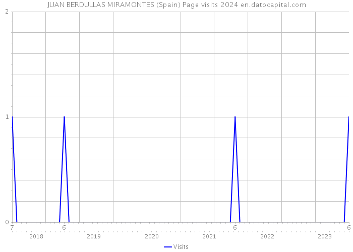 JUAN BERDULLAS MIRAMONTES (Spain) Page visits 2024 