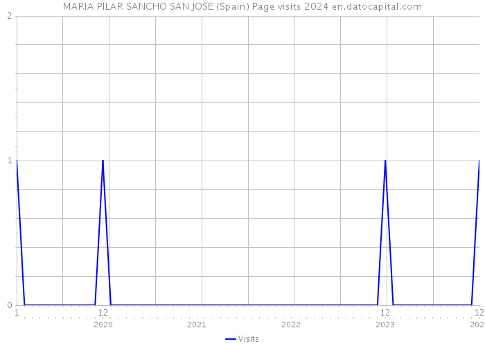 MARIA PILAR SANCHO SAN JOSE (Spain) Page visits 2024 