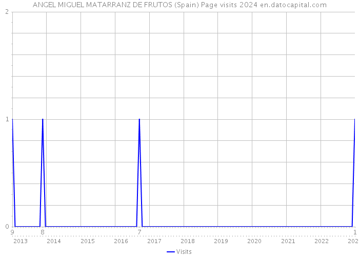 ANGEL MIGUEL MATARRANZ DE FRUTOS (Spain) Page visits 2024 