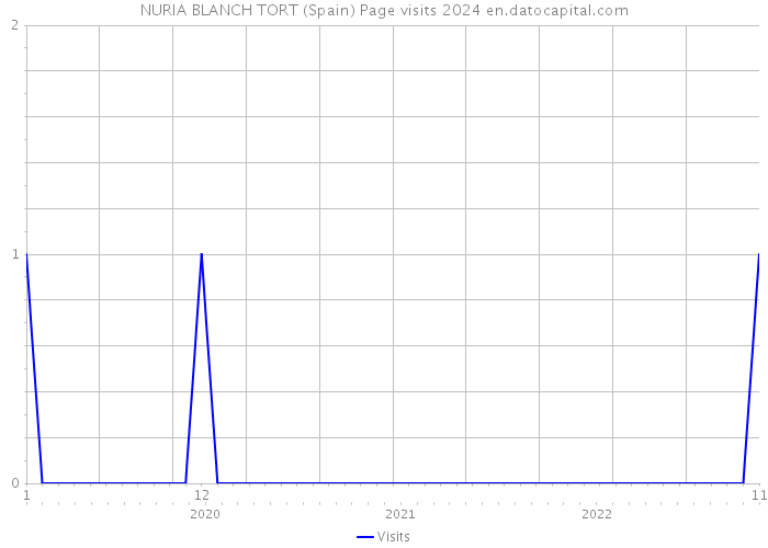 NURIA BLANCH TORT (Spain) Page visits 2024 