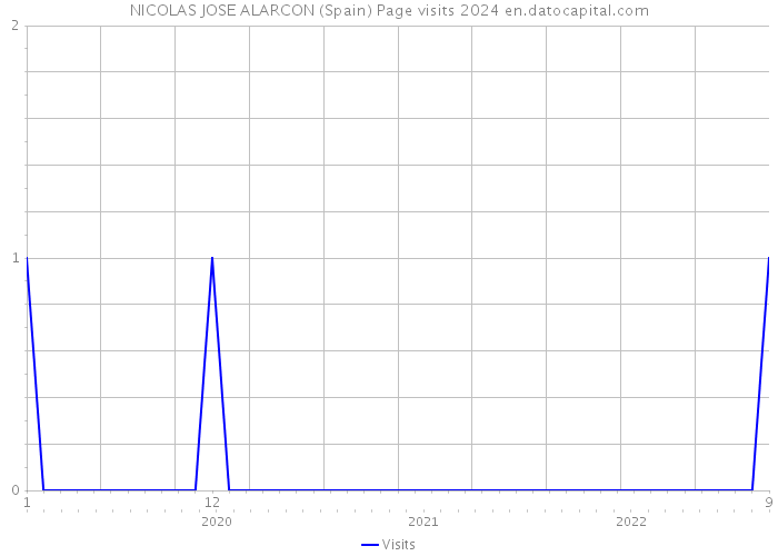 NICOLAS JOSE ALARCON (Spain) Page visits 2024 