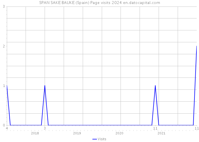 SPAN SAKE BAUKE (Spain) Page visits 2024 
