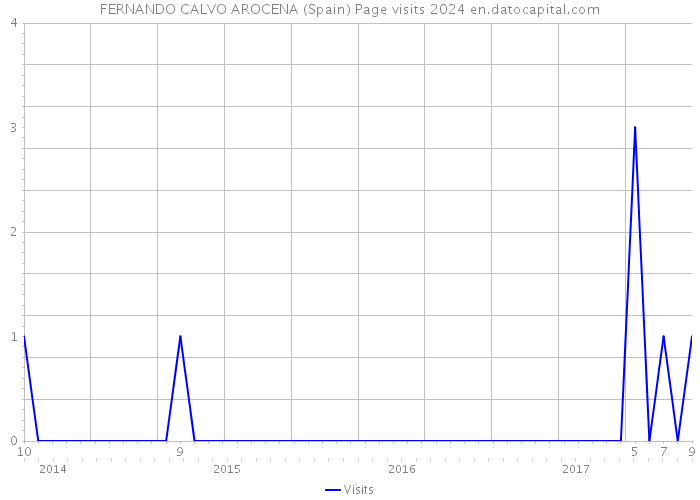 FERNANDO CALVO AROCENA (Spain) Page visits 2024 