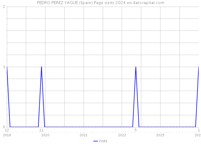 PEDRO PEREZ YAGUE (Spain) Page visits 2024 
